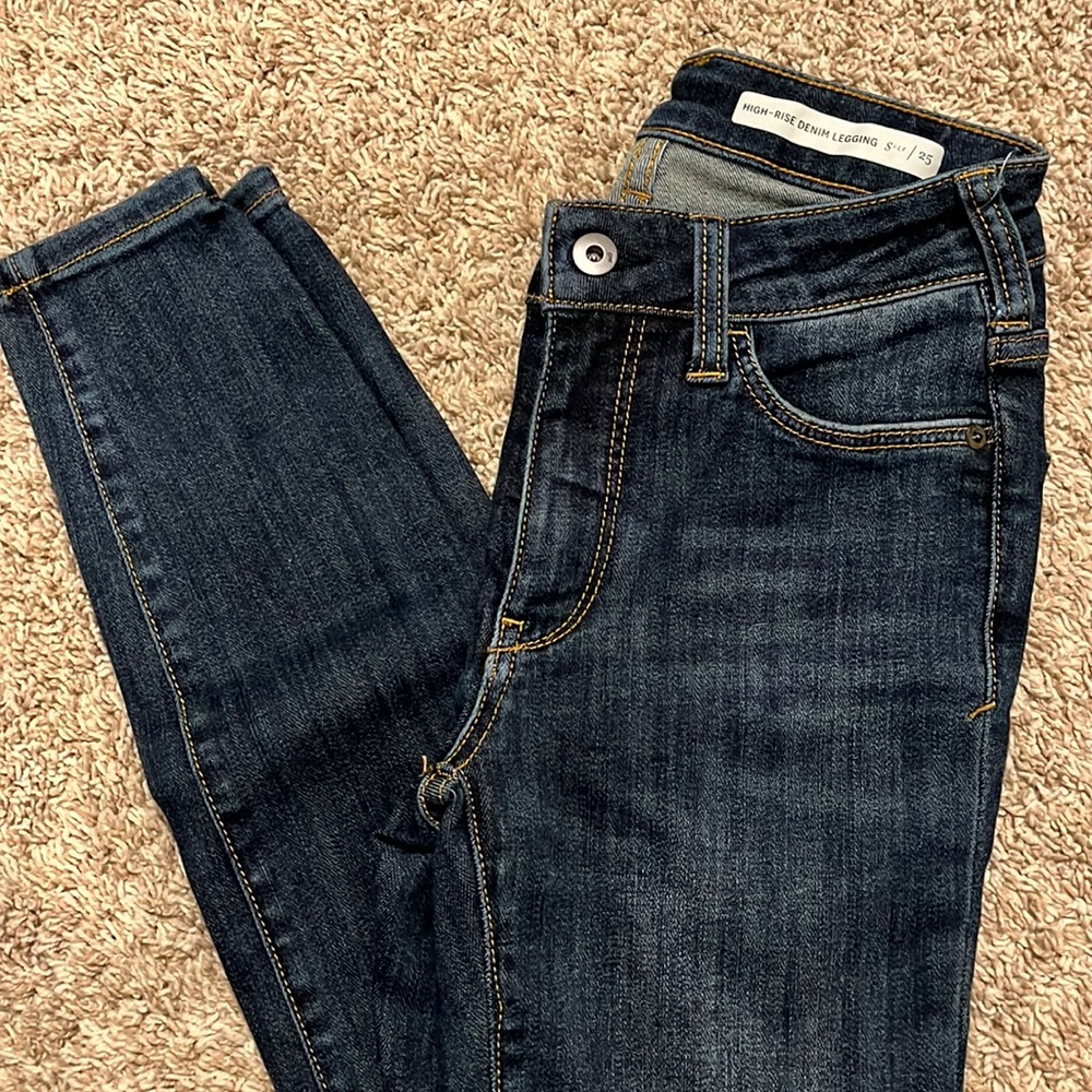 Anthropology pilcro high rise denim legging